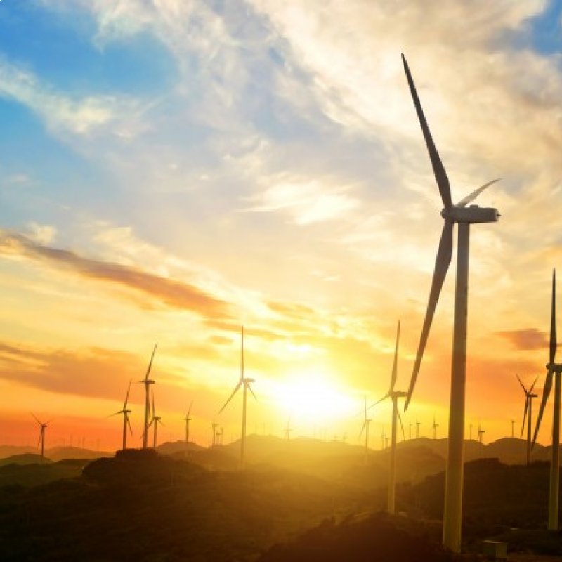 La energía eólica se genera por la fuerza del viento..