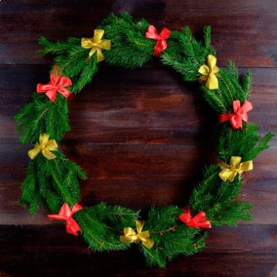 Puertas decoradas de Navidad