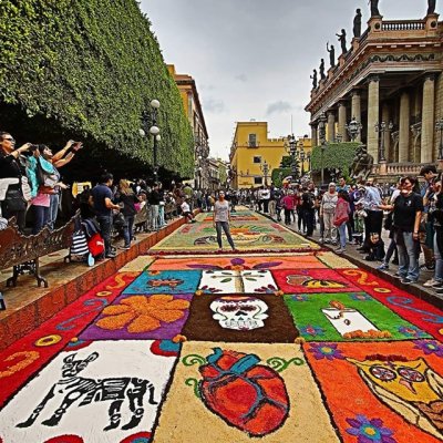 Tapete de la Muerte en Guanajuato