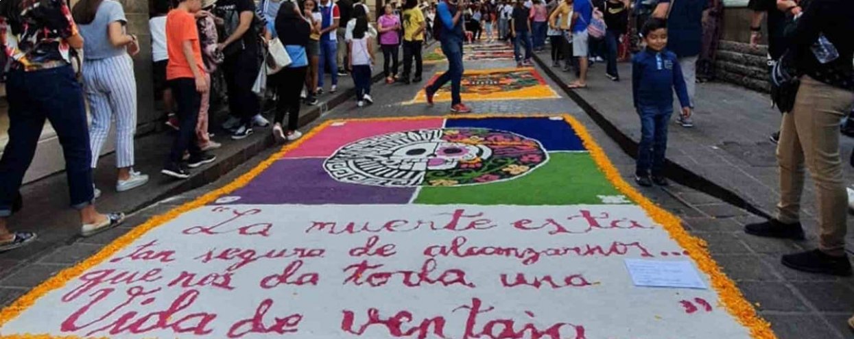 Tapete de la Muerte en Guanajuato